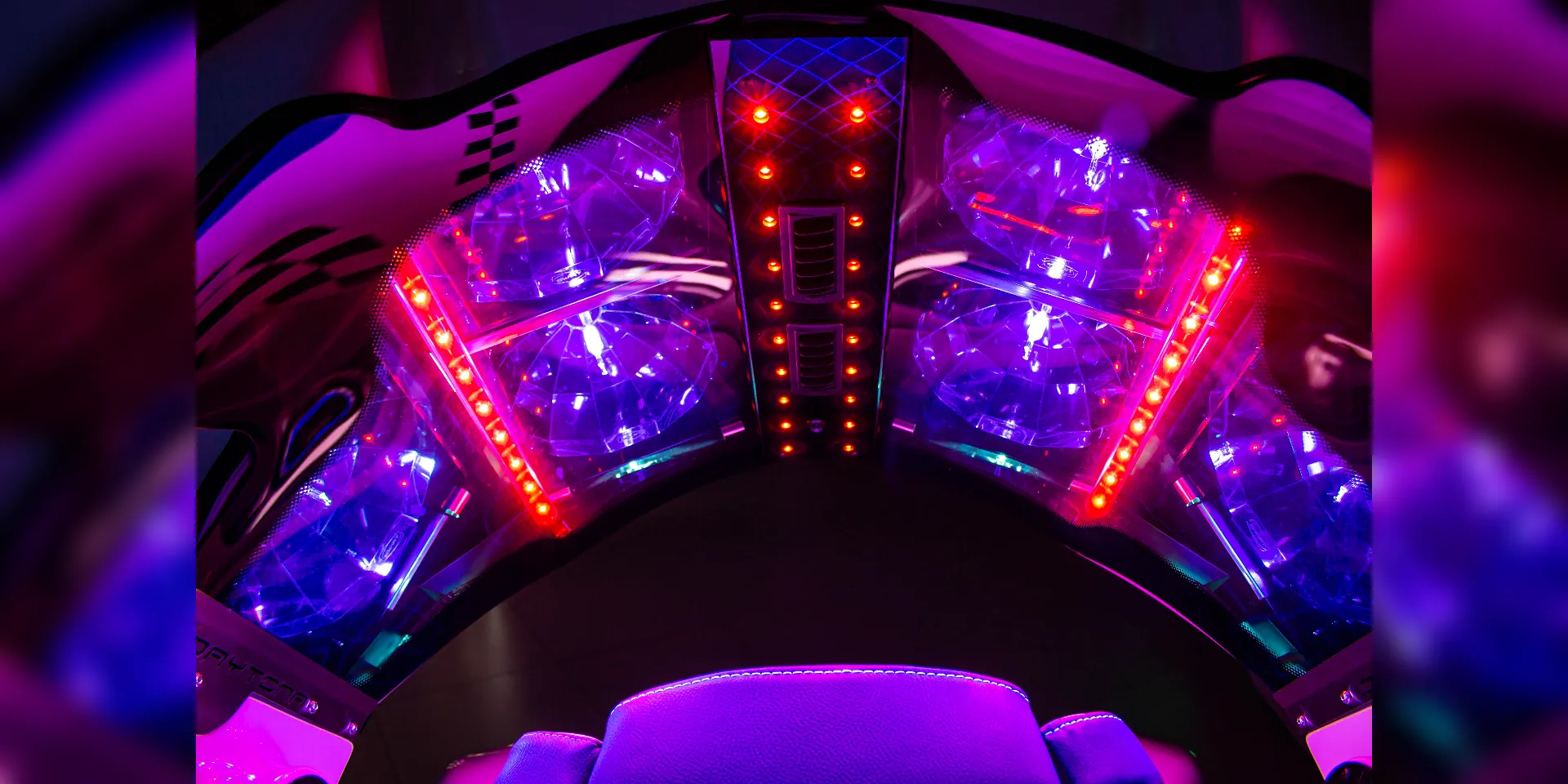 Breezer water mist sunbed